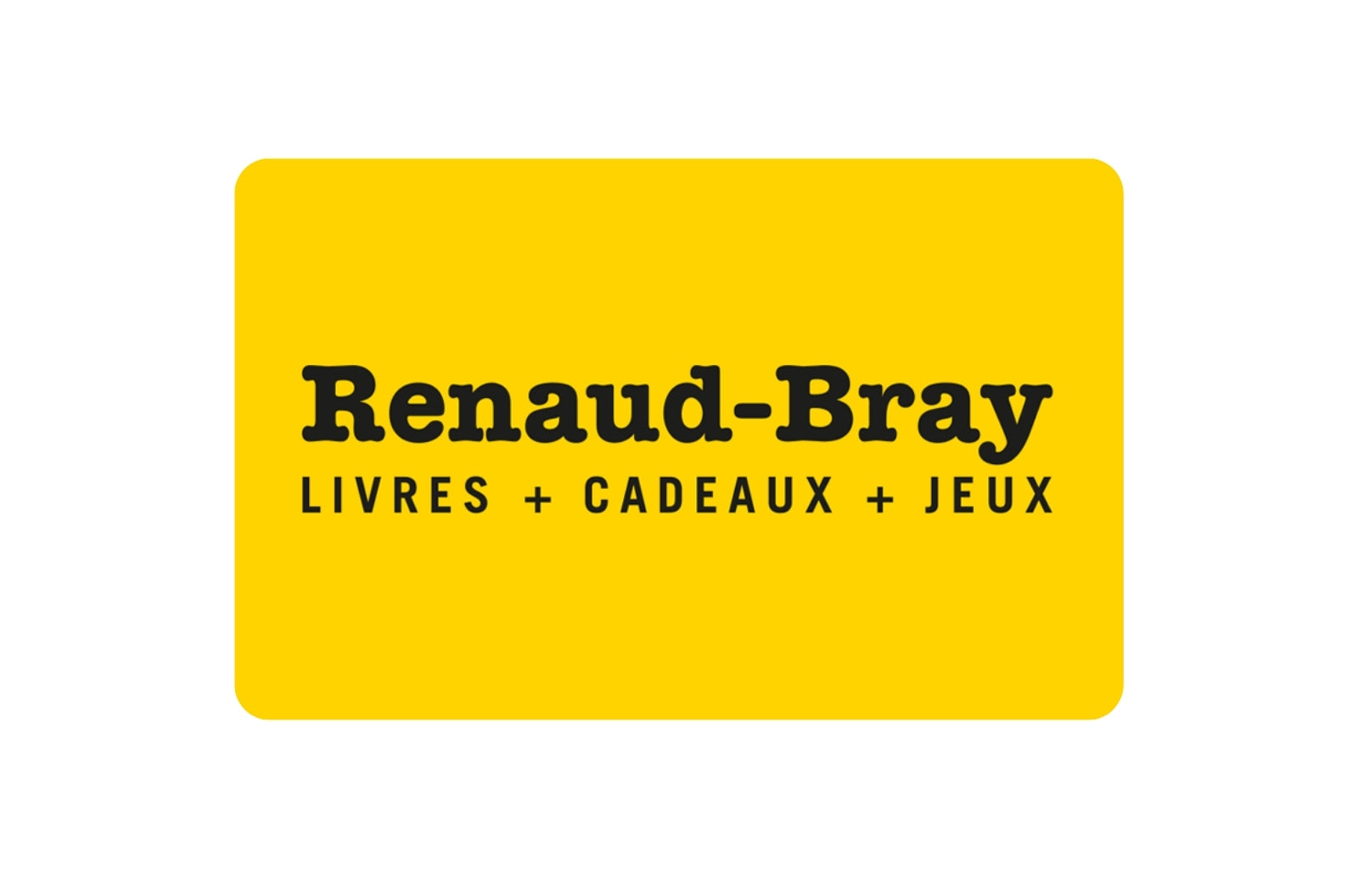 Carte-cadeau Renaud-Bray