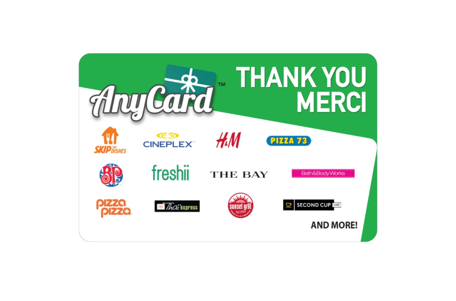 AnyCard Thank You Gift Card