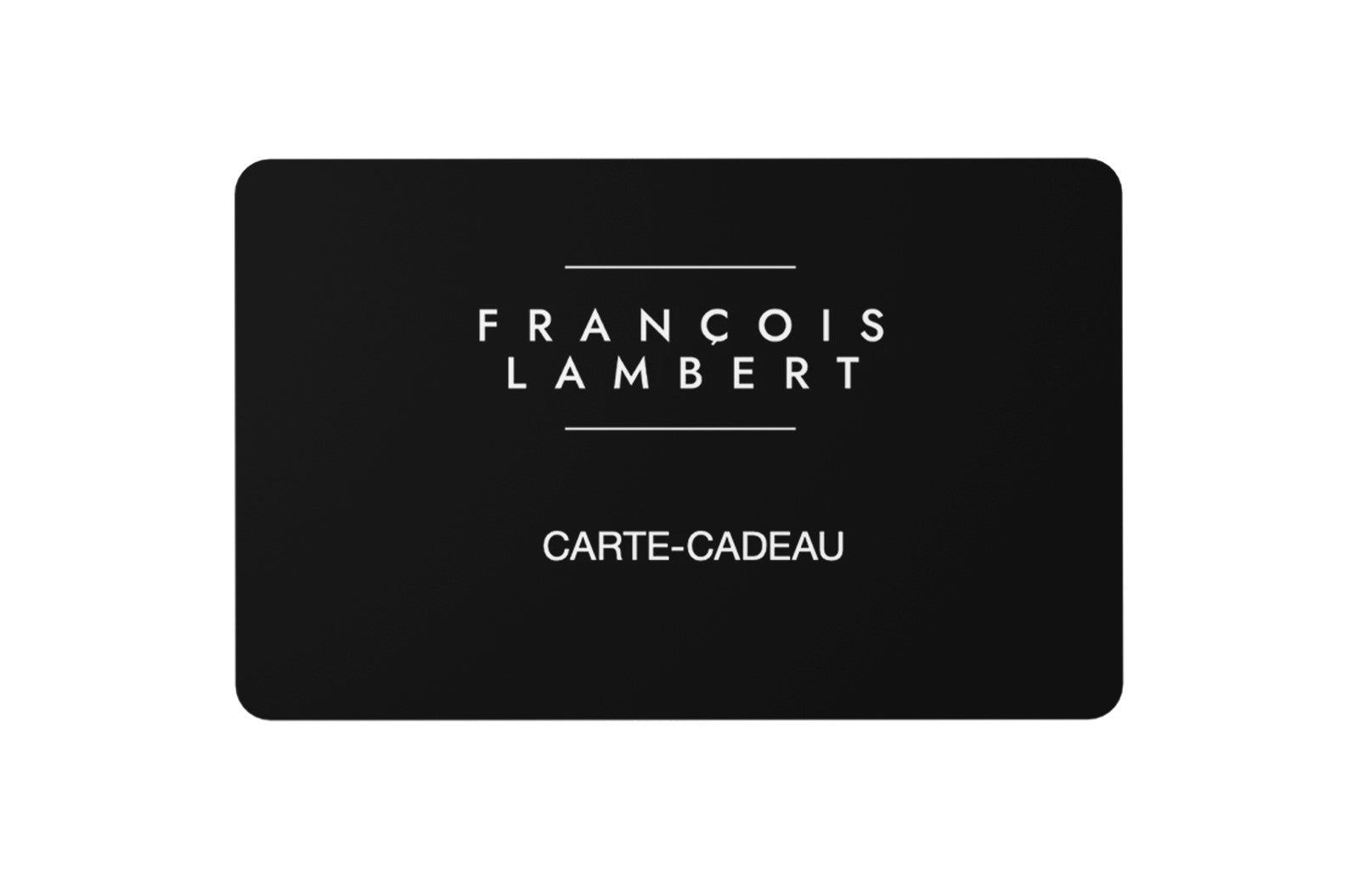 Carte-cadeau François Lambert - Retraite