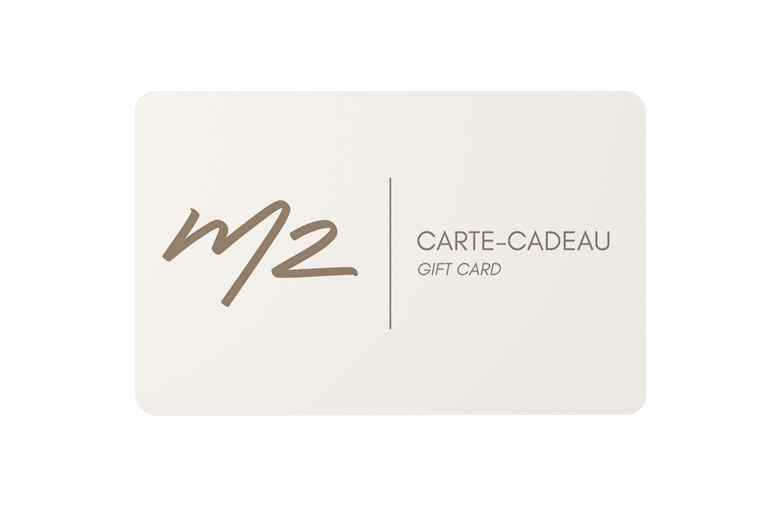 Carte-cadeau M2